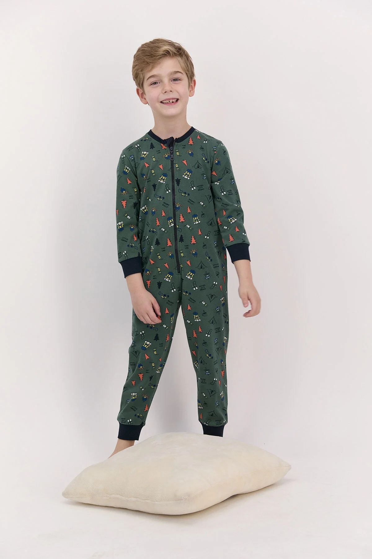 Rolypoly Erkek Çocuk Yeşil Tulum