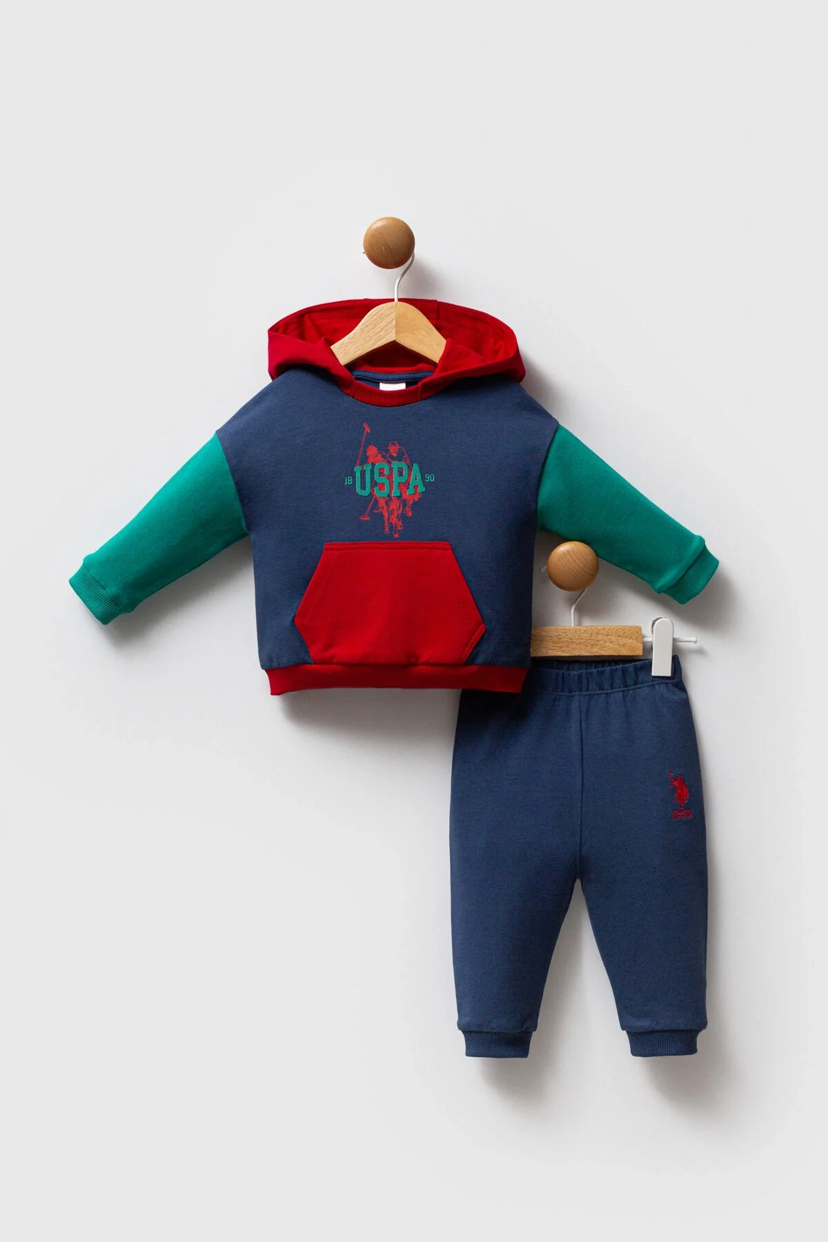 U.S. Polo Assn Erkek Bebek Mavi Takım