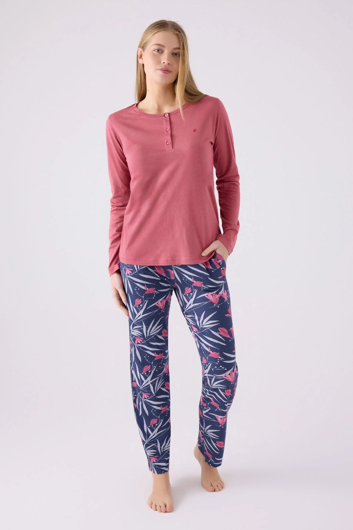 Pierre Cardin Kadın Pembe Pijama Takımı