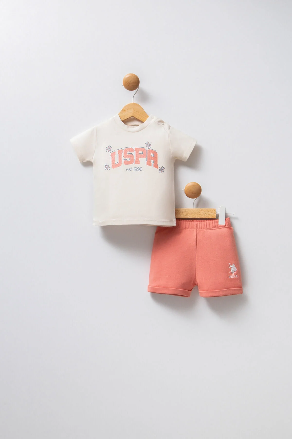 U.S. Polo Assn Kız Bebek Mavi Takım