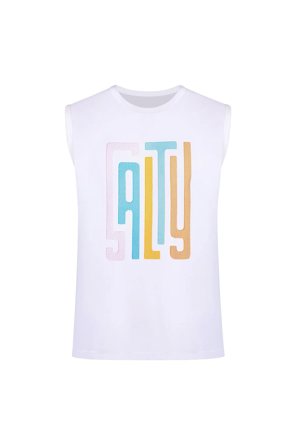 Salty Baskılı Sıfır Kol Deniz Atleti