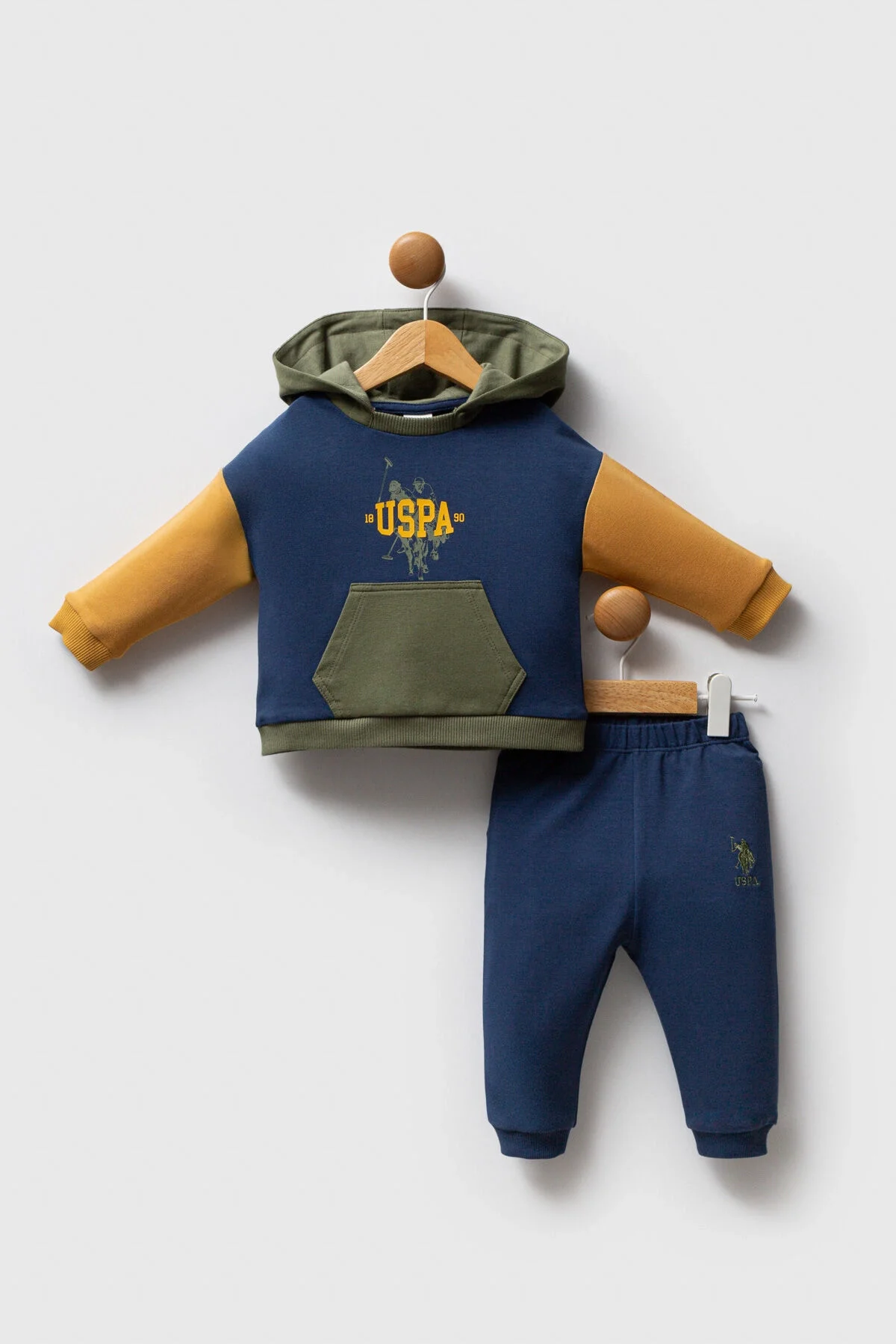 U.S. Polo Assn Erkek Bebek Mavi Takım