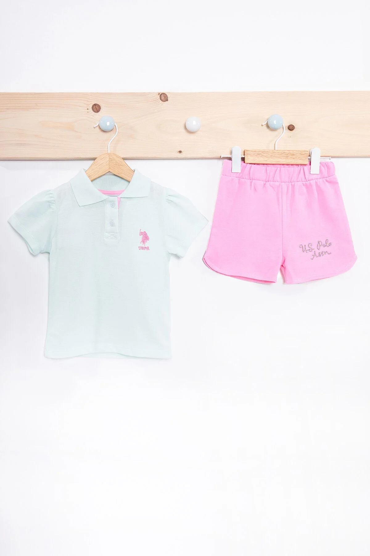 U.S. Polo Assn Kız Bebek Yeşil Takım