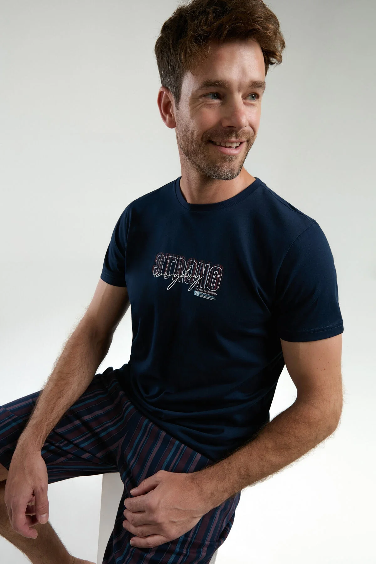 Arnetta Erkek Lacivert Bermuda Takım