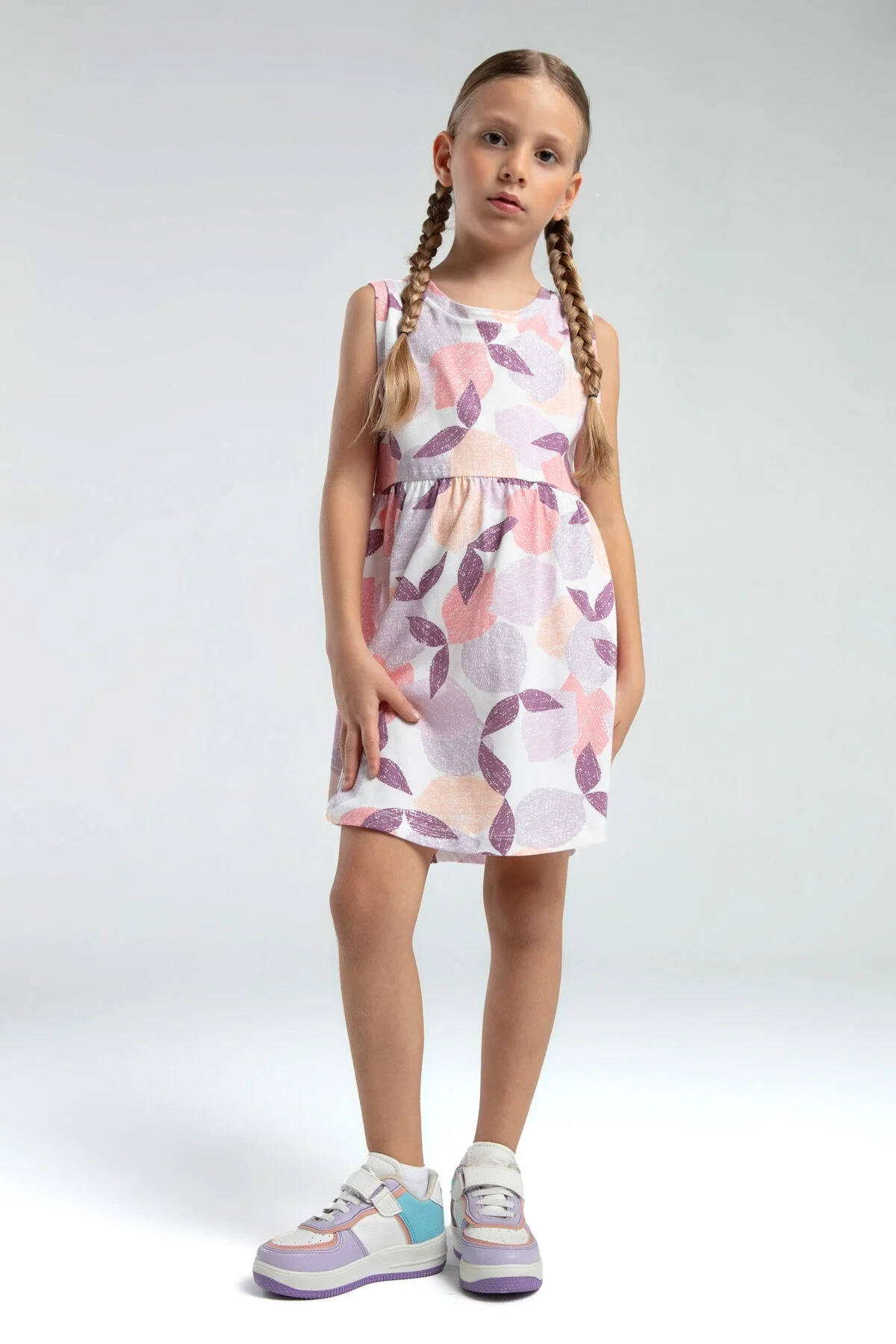 Rolypoly Kız Çocuk Pembe Elbise