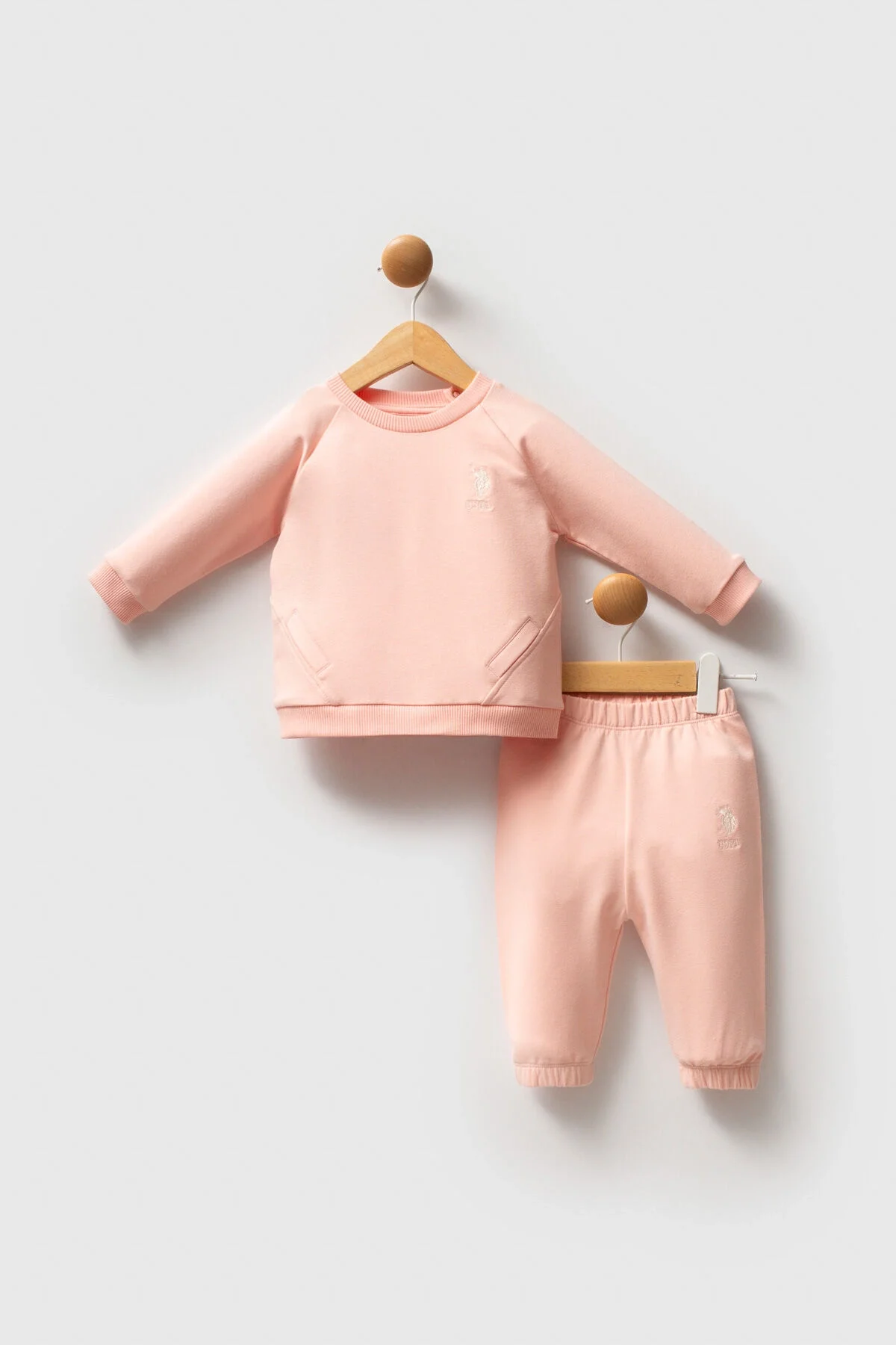 U.S. Polo Assn Kız Bebek Turuncu Takım