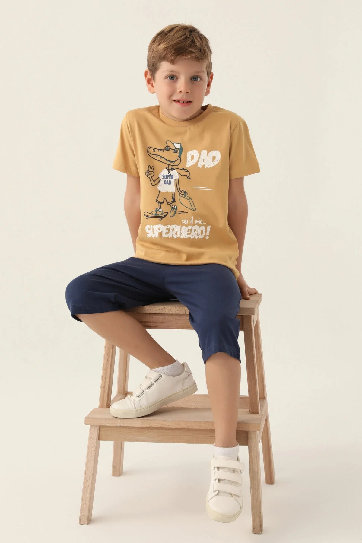 Rolypoly Erkek Çocuk Sarı Kapri Takım