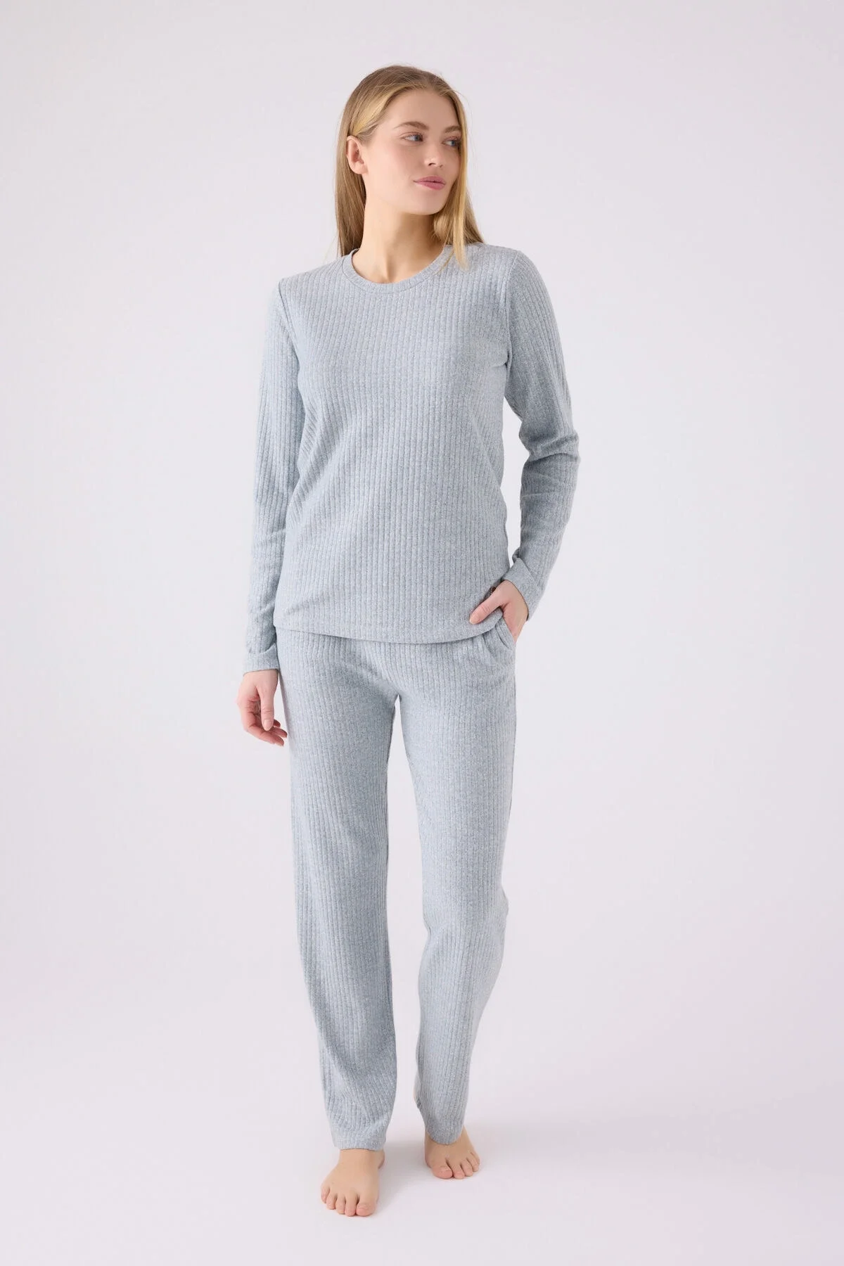 Pierre Cardin Kadın Mavi Pijama Takımı