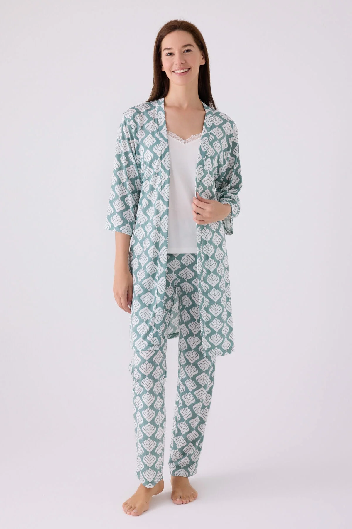 Pierre Cardin Kadın Mavi Pijama Takımı