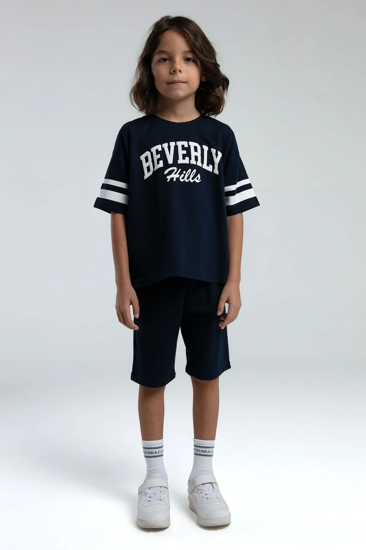 Rolypoly Erkek Çocuk Lacivert Bermuda Takım