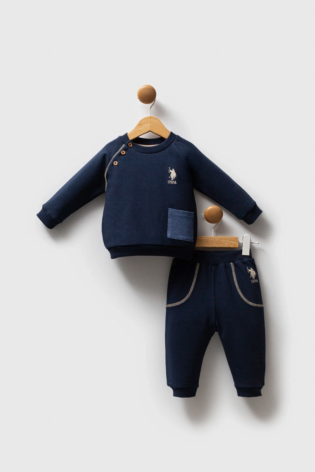 U.S. Polo Assn Erkek Bebek Lacivert Takım