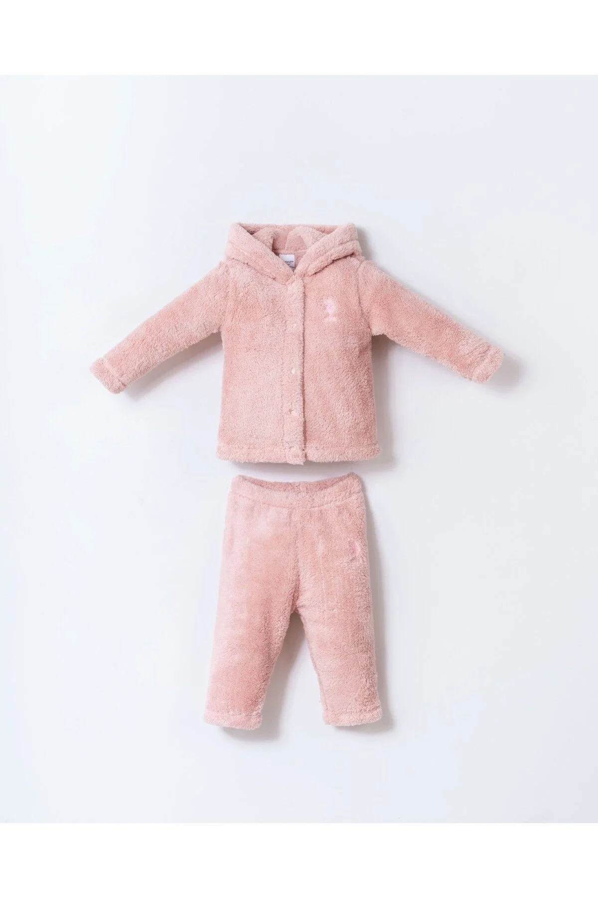 U.S. Polo Assn Kız Bebek Pembe Takım