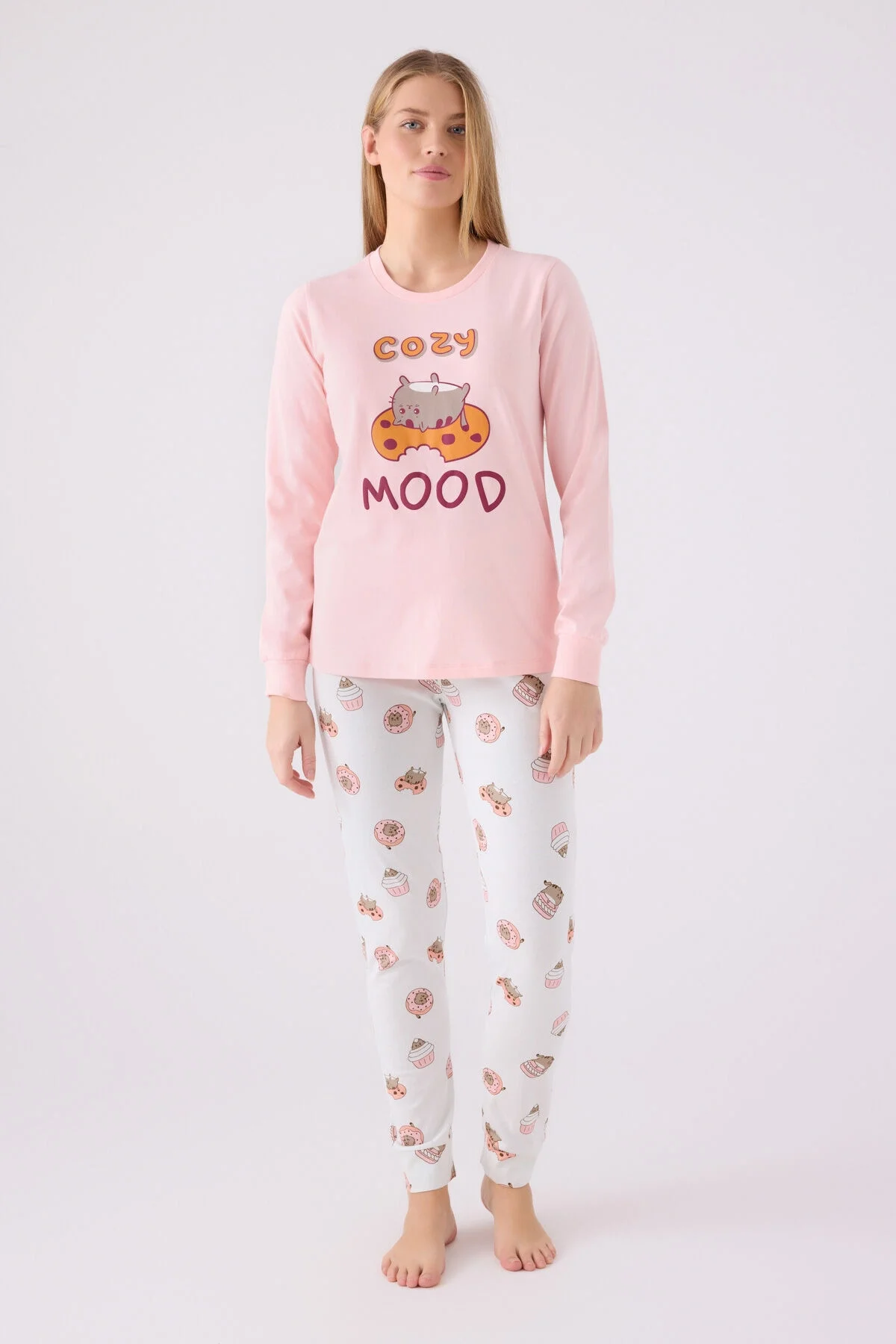 Rolypoly Kadın Pembe Pijama Takımı