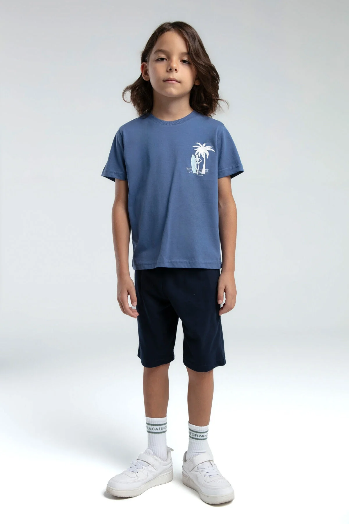 Rolypoly Erkek Çocuk Yeşil Bermuda Takım