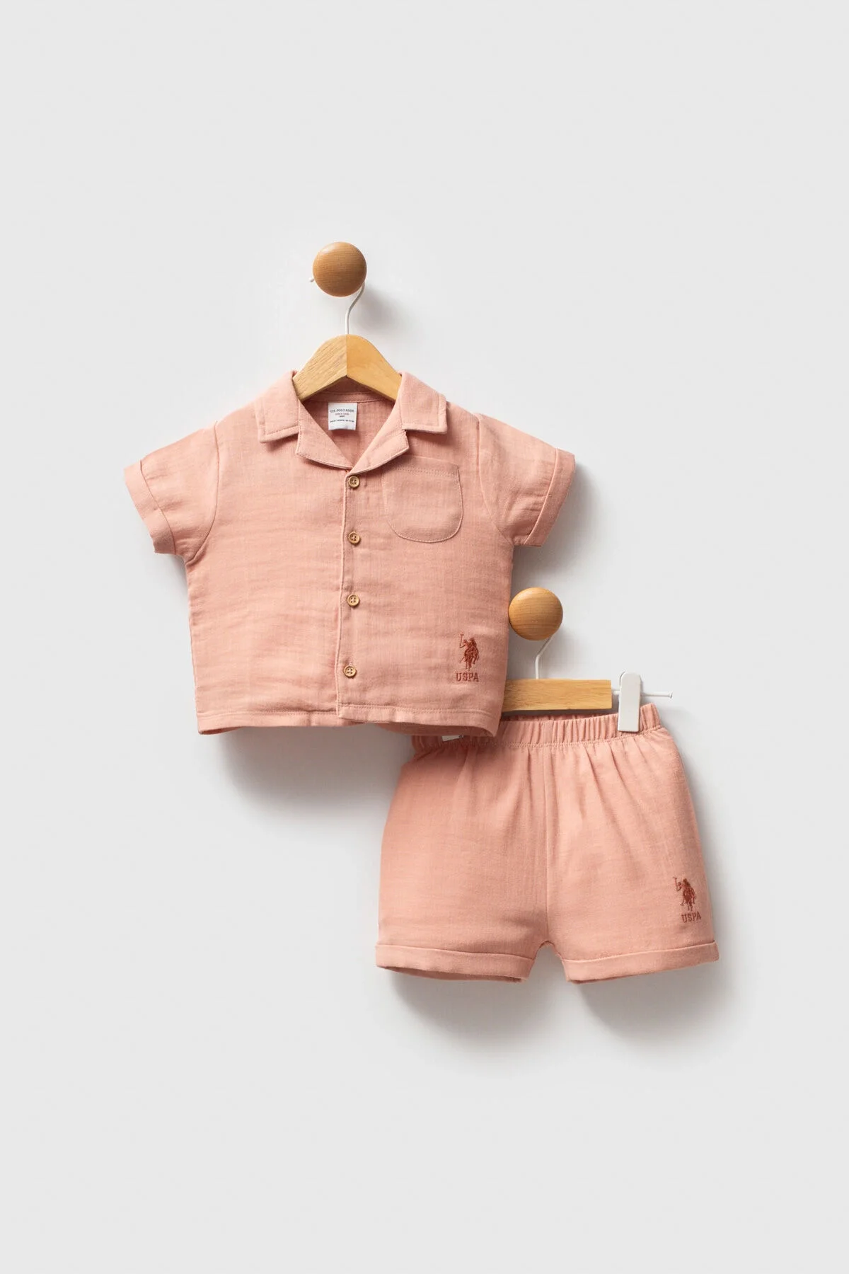 U.S. Polo Assn Erkek Bebek Sarı Takım