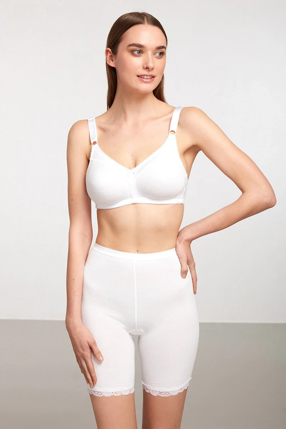 Basic Dantel Detaylı Paçalı Külot