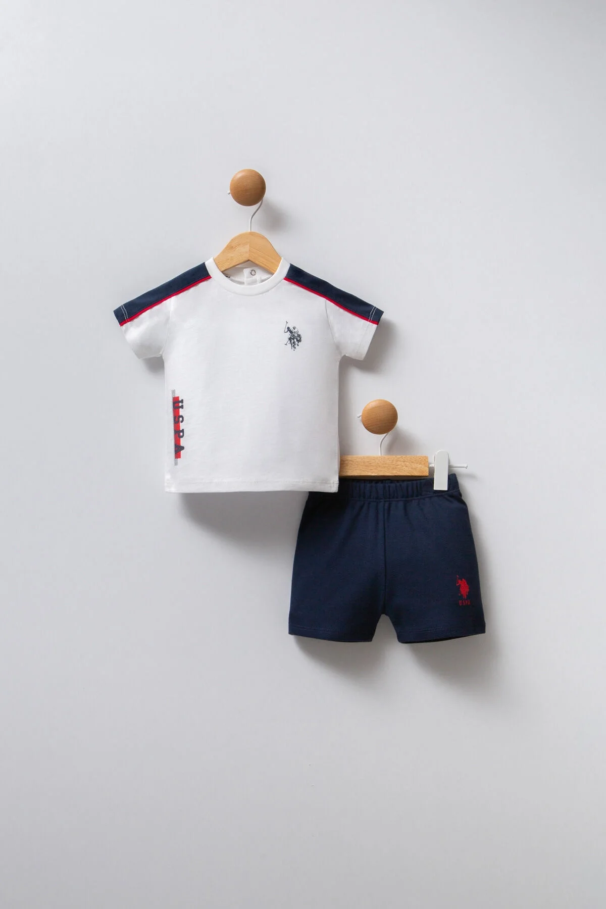 U.S. Polo Assn Erkek Bebek Beyaz Takım