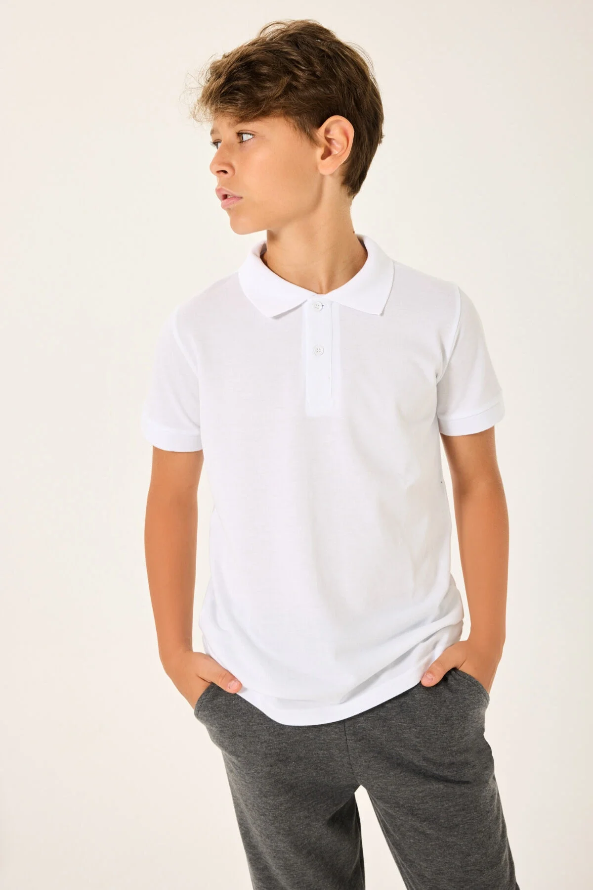 Rolypoly Erkek Çocuk Beyaz T-Shirt