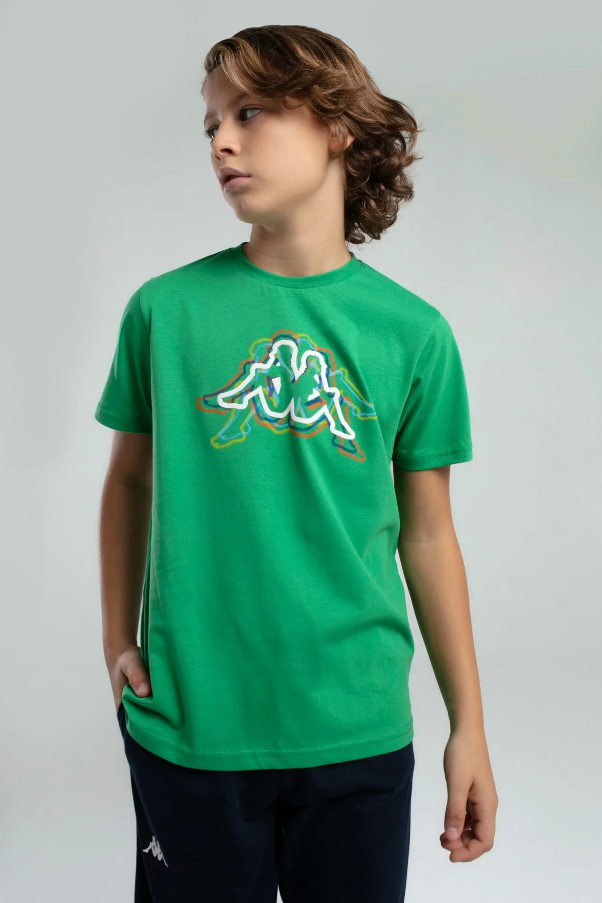 Kappa Erkek Çocuk Yeşil T-Shirt