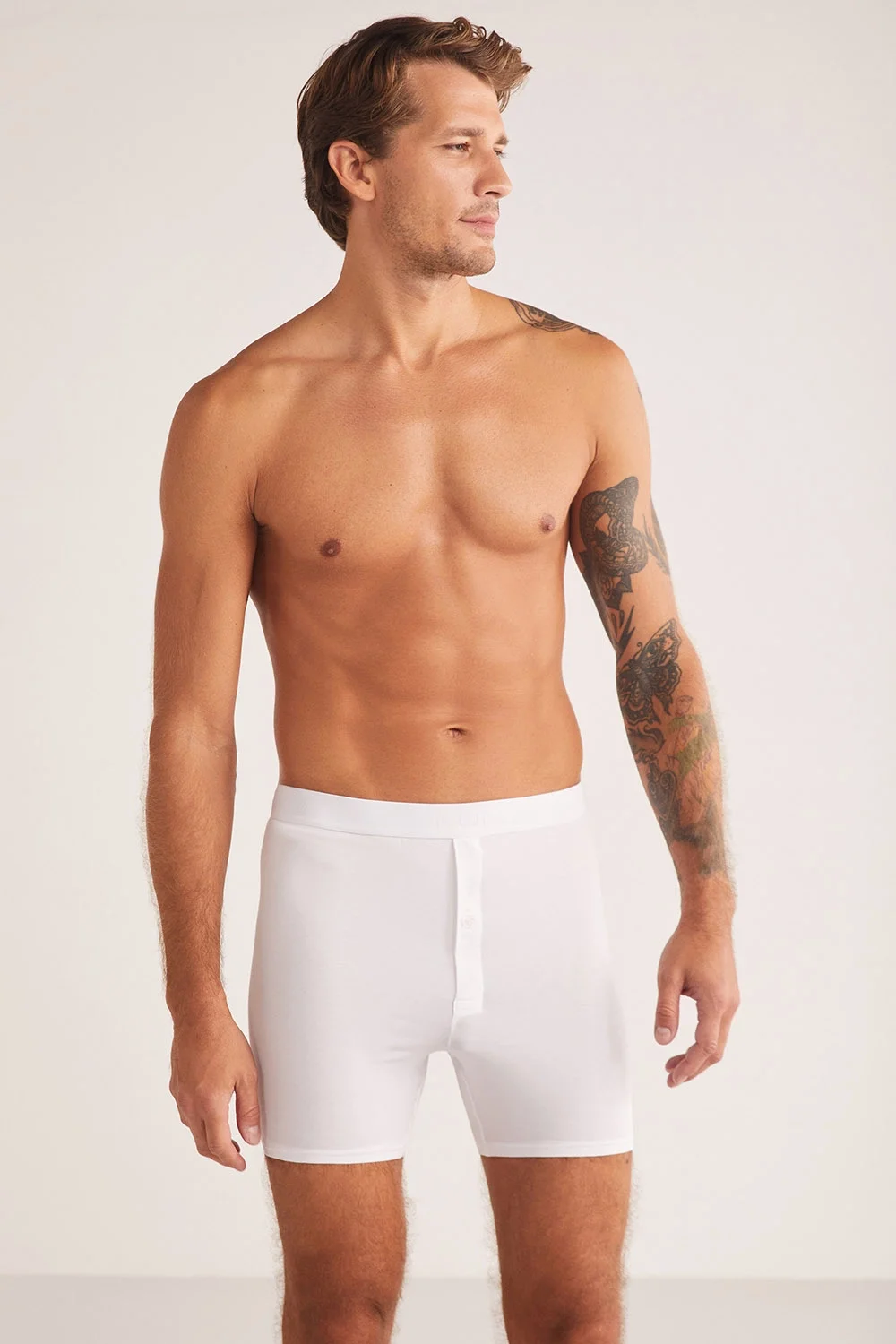 Legend Mikro Modal Düğmeli Uzun Boxer