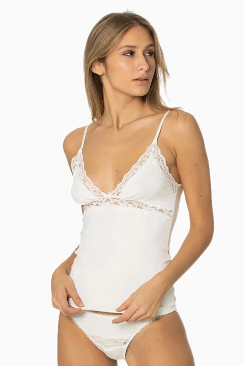 Penye Atlet Külot Kadın İç Çamaşırı Takımı - 367 Ekru