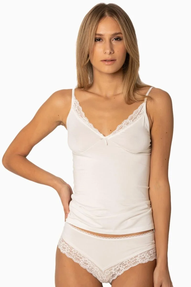 Penye Atlet Külot Kadın İç Çamaşırı Takımı - 396 Ekru