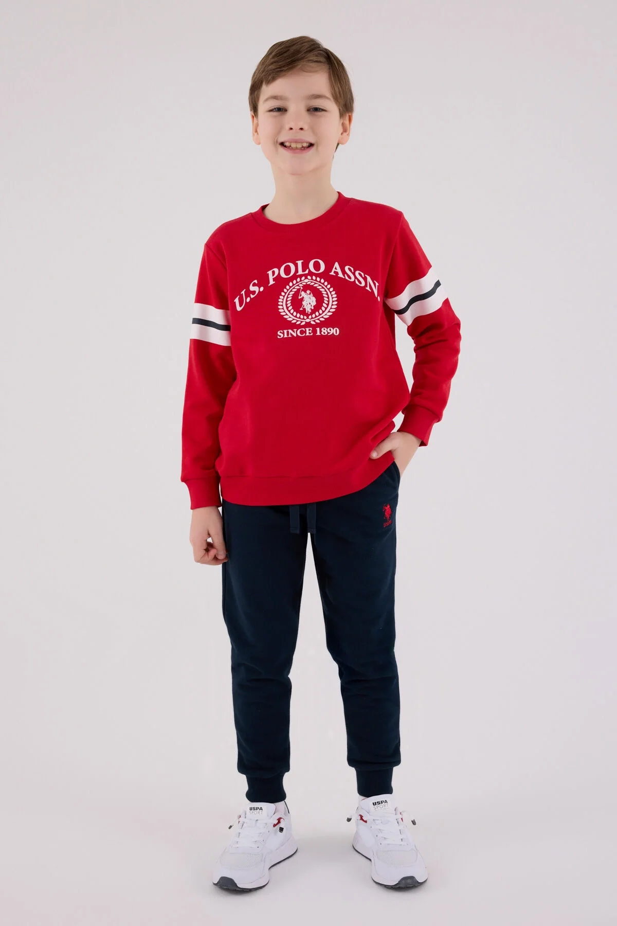 U.S. Polo Assn Erkek Çocuk Kırmızı Eşofman Takımı
