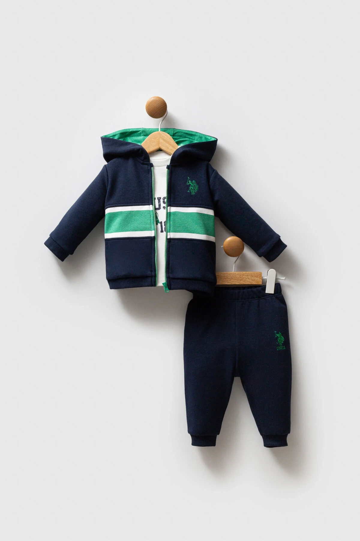 U.S. Polo Assn Erkek Bebek Lacivert Takım