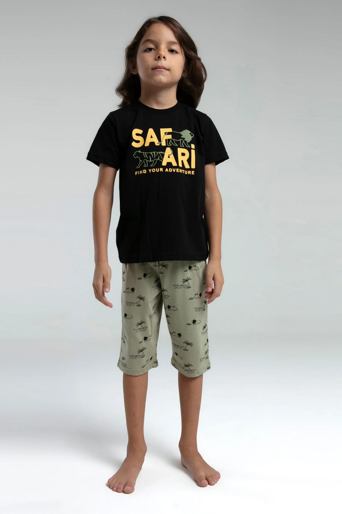 Rolypoly Erkek Çocuk Siyah Kapri Takım