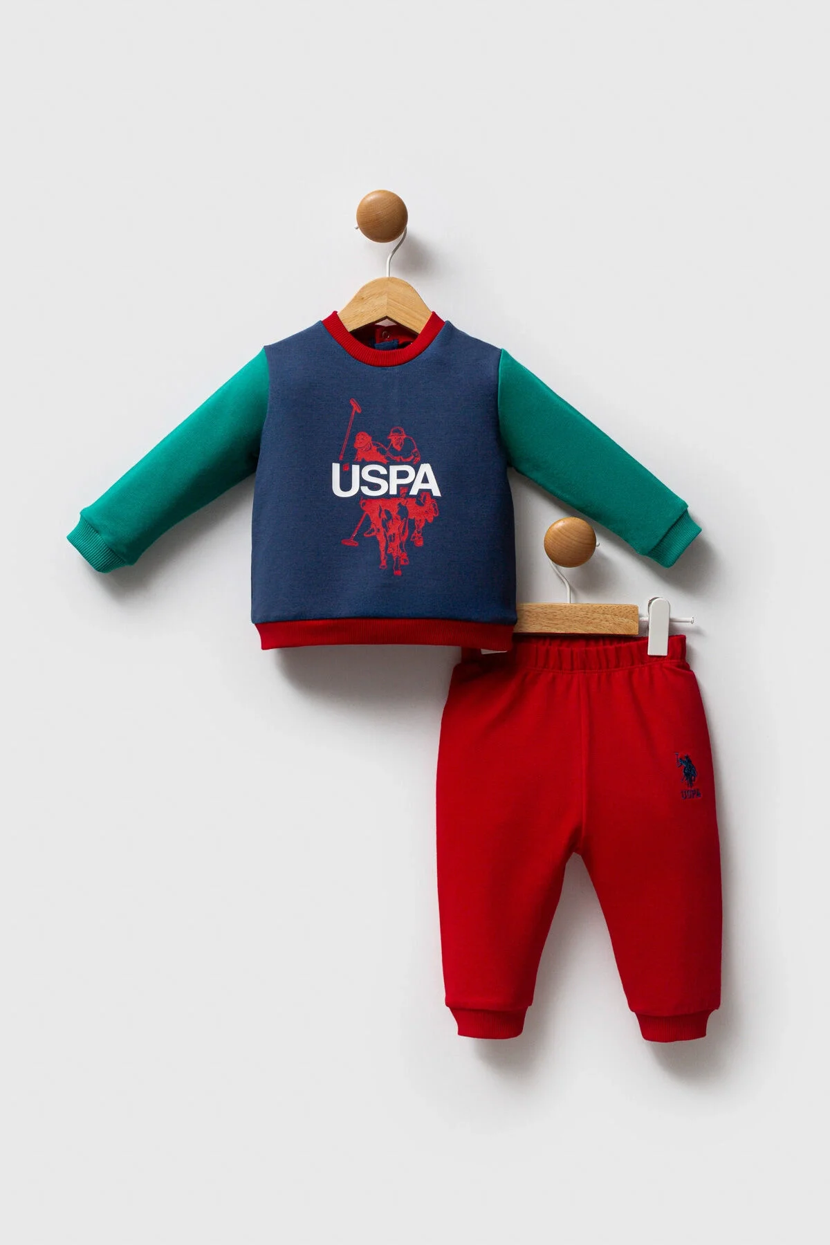 U.S. Polo Assn Erkek Bebek Mavi Takım