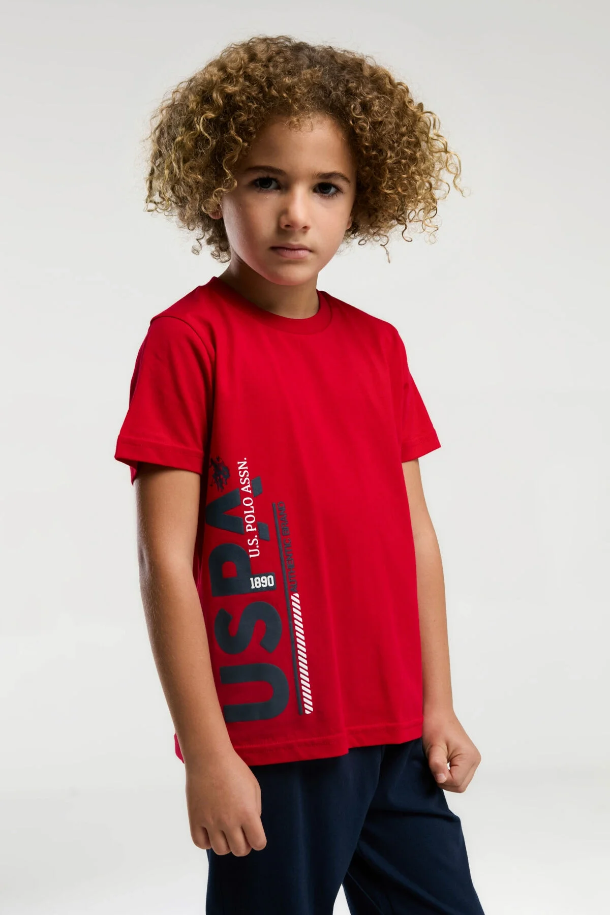 U.S. Polo Assn Erkek Çocuk Kırmızı Pijama Takımı