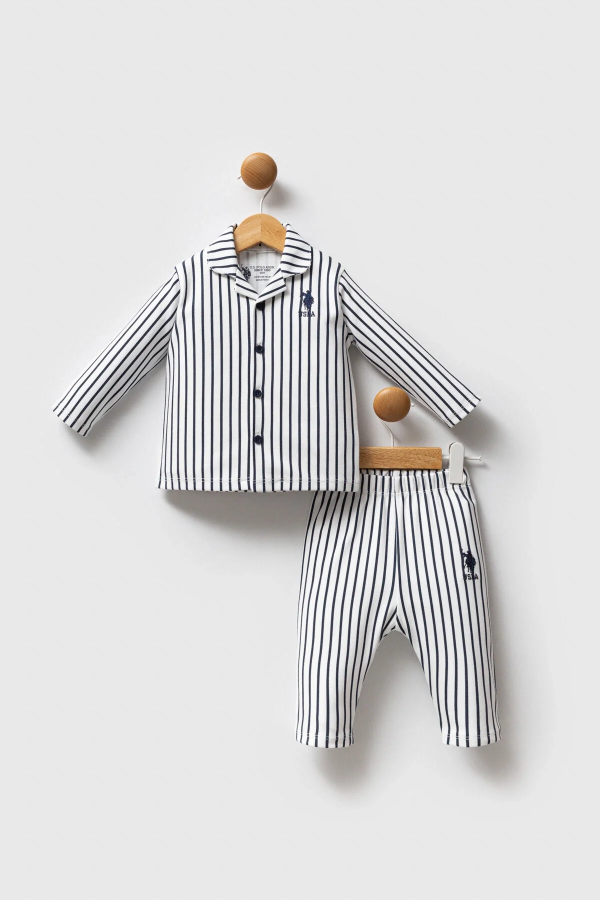 U.S. Polo Assn Erkek Bebek Beyaz Takım