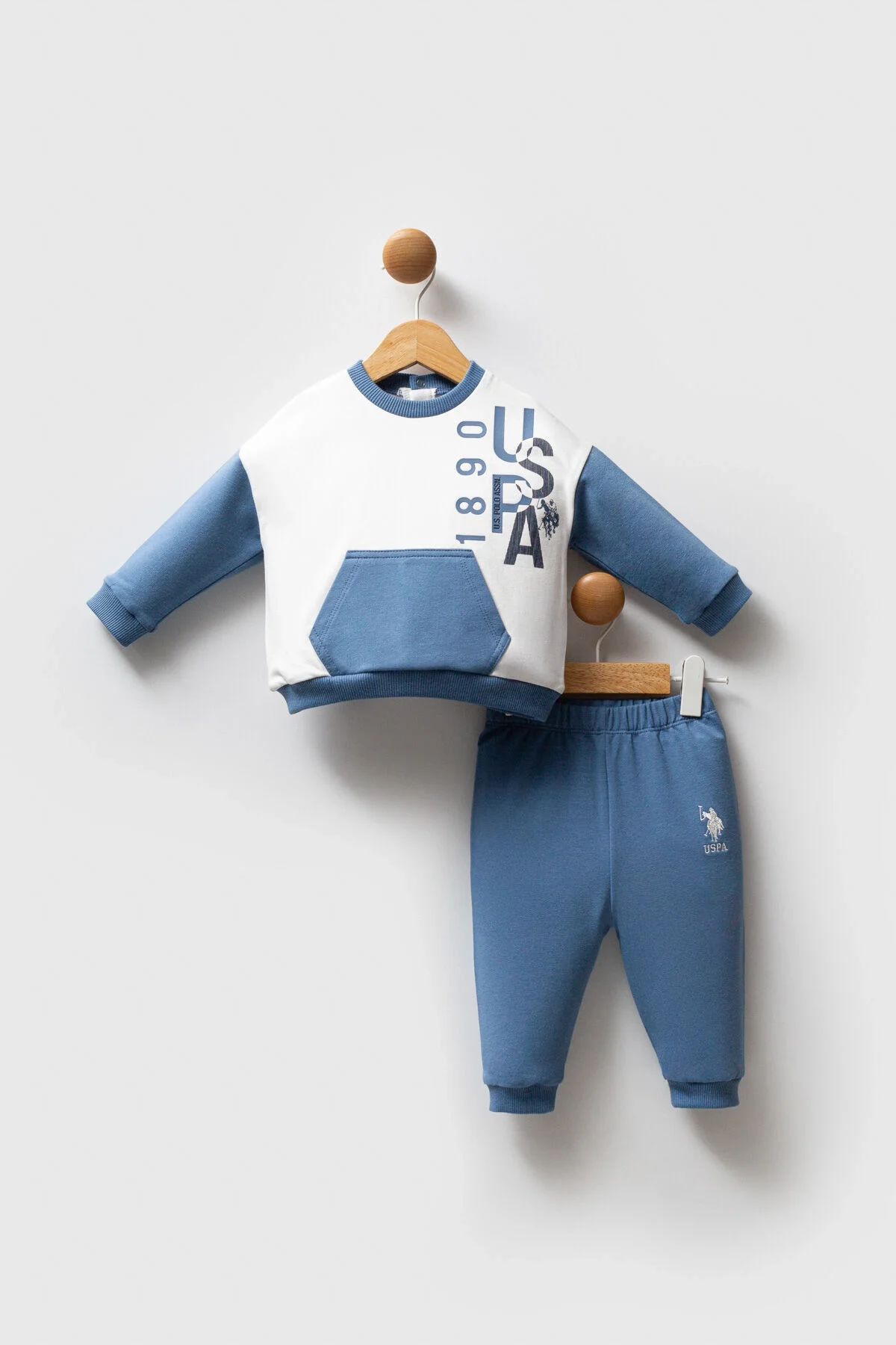 U.S. Polo Assn Erkek Bebek Mavi Takım