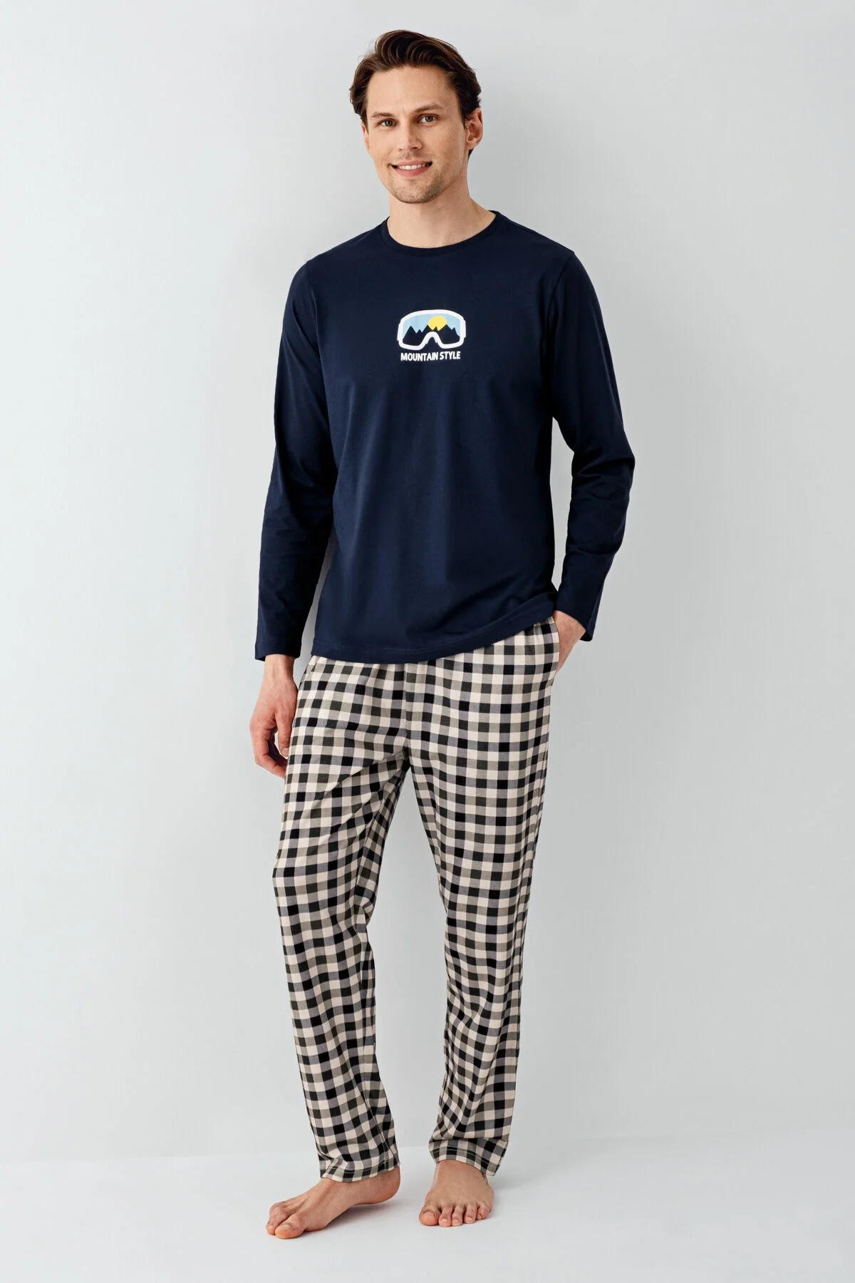 Arnetta Erkek Lacivert Pijama Takımı