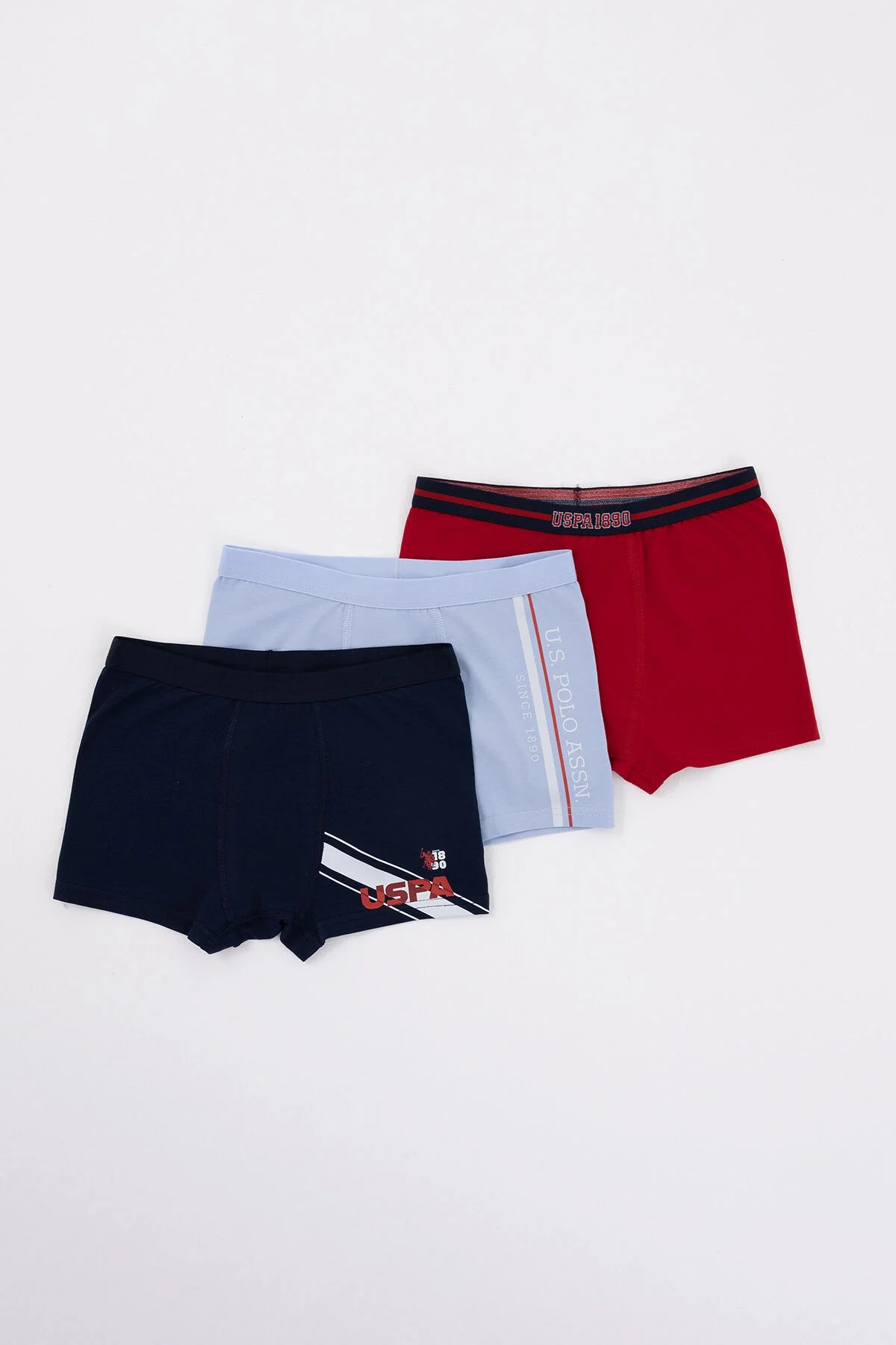 U.S. Polo Assn. Erkek Çocuk Mavi Boxer