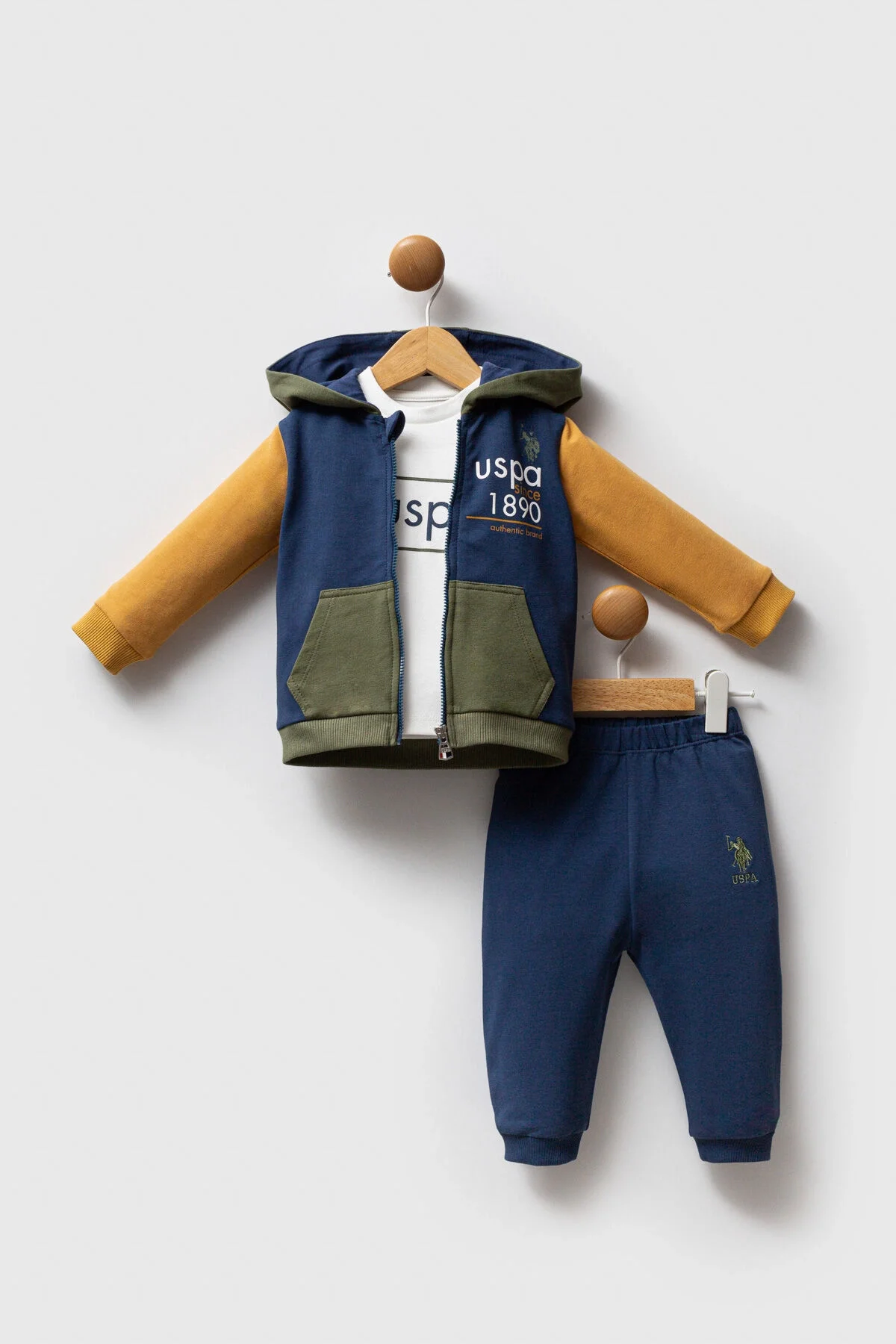 U.S. Polo Assn Erkek Bebek Mavi Takım