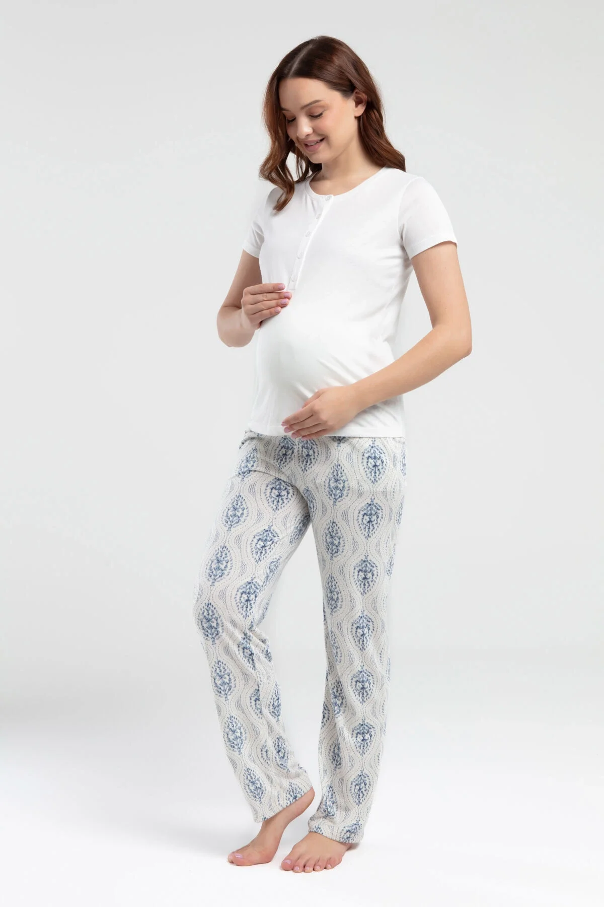 Arnetta Kadın Krem Pijama Takımı