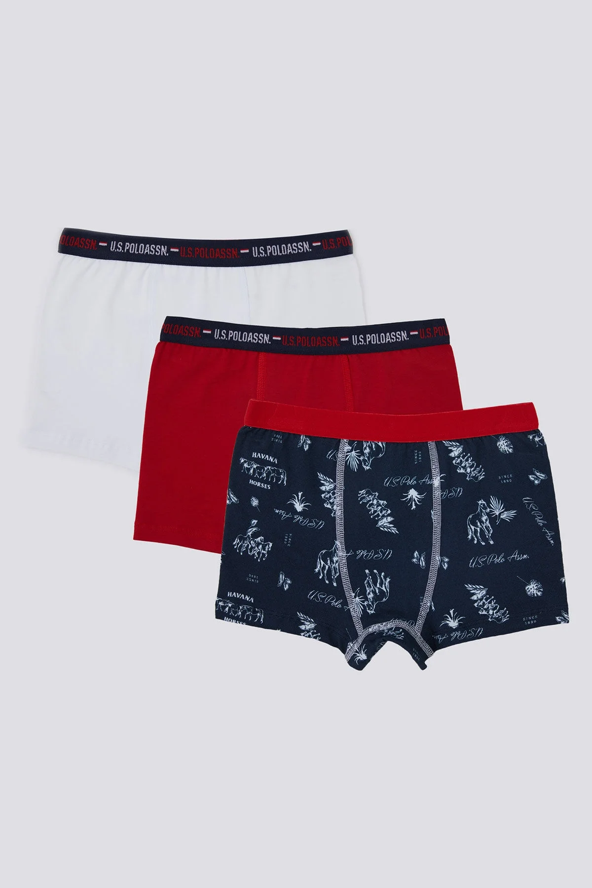 U.S. Polo Assn. Erkek Çocuk Lacivert Boxer