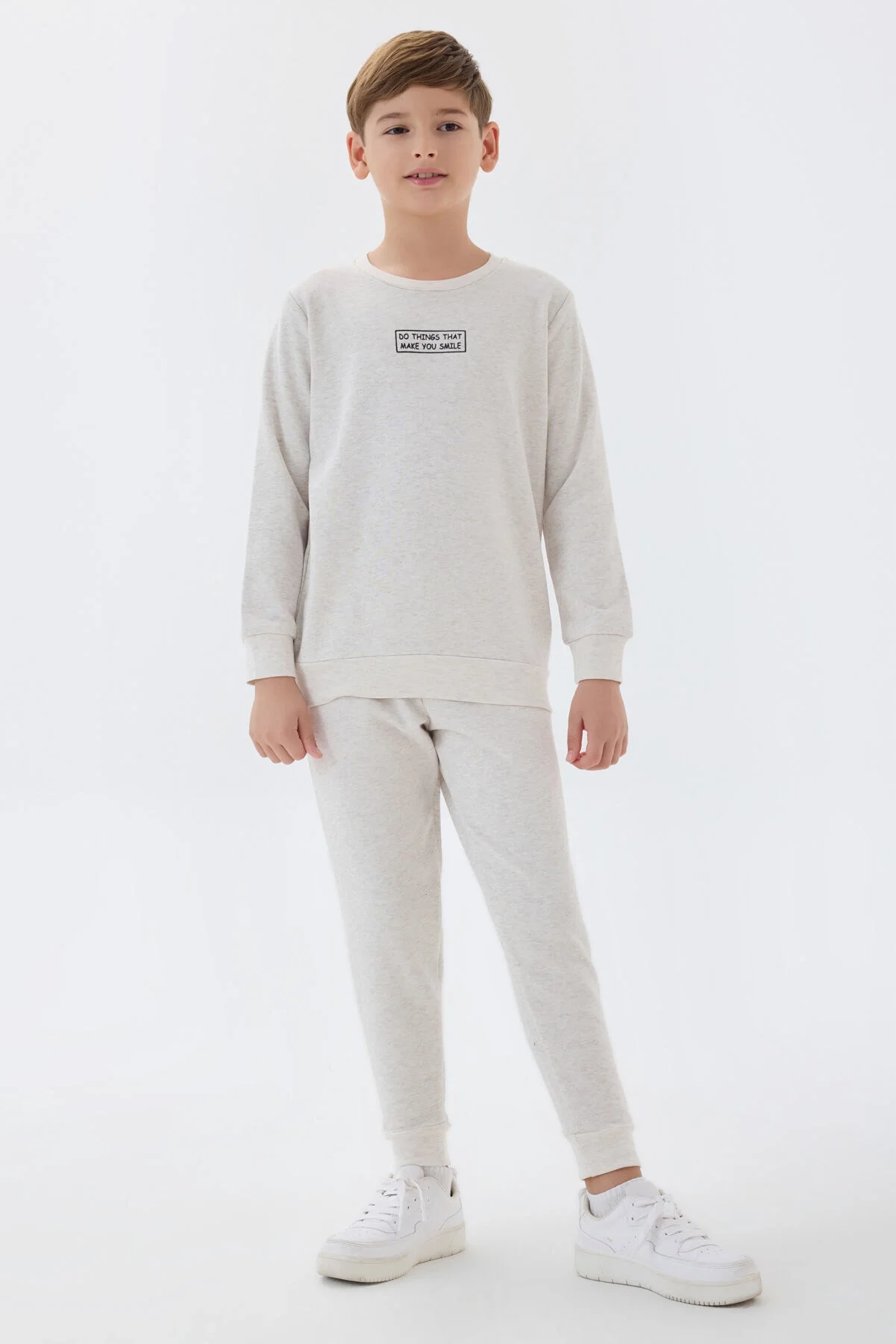 Rolypoly Kız Çocuk Gri Eşofman Takımı