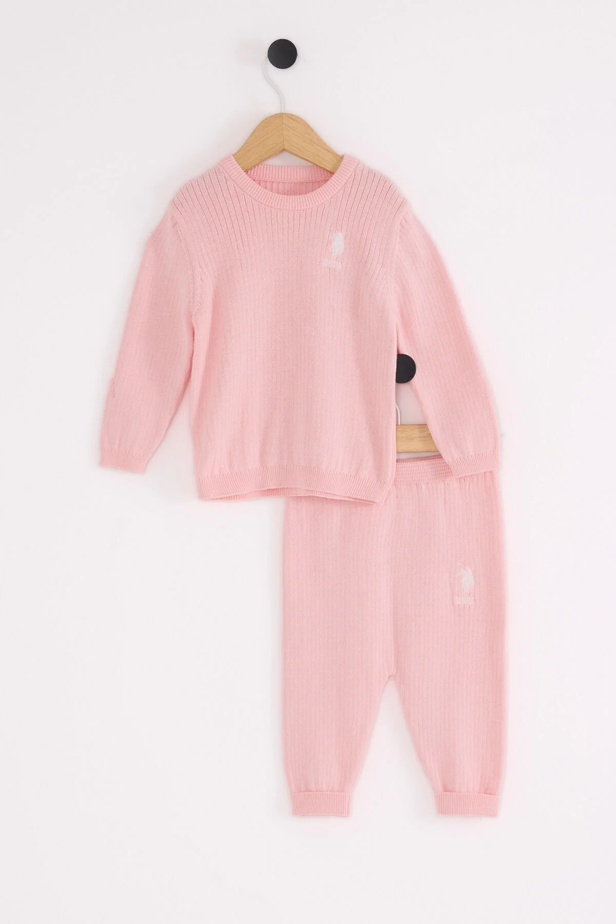 U.S. Polo Assn Kız Bebek Kahverengi Takım