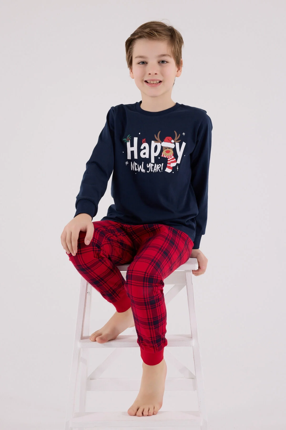 Rolypoly Erkek Çocuk Lacivert Pijama Takımı