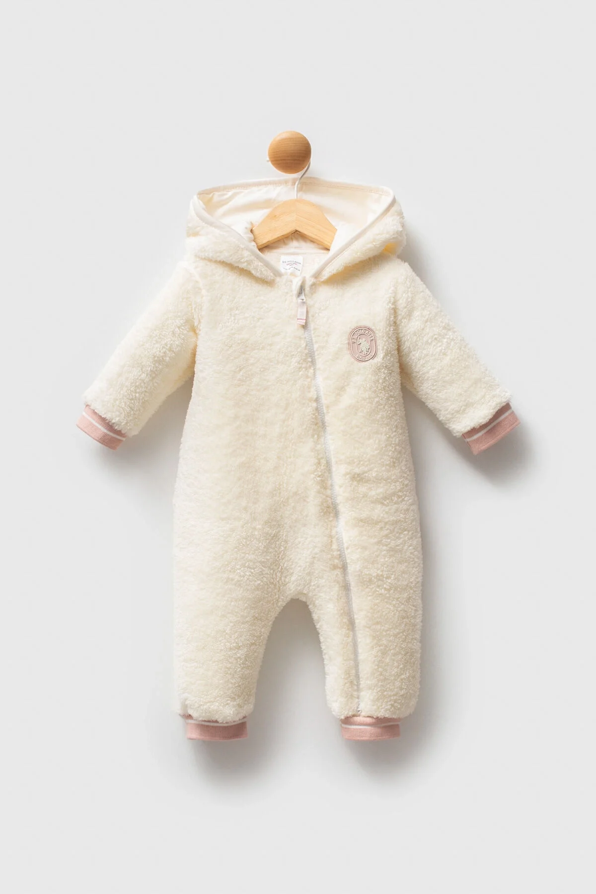 U.S. Polo Assn Kız Bebek Beyaz Tulum