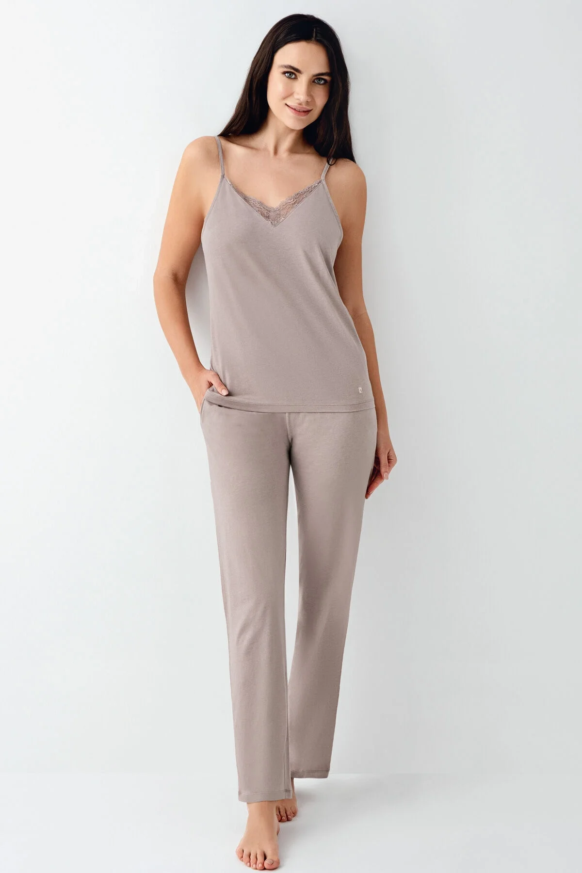 Pierre Cardin Kadın Kahverengi Sabahlık