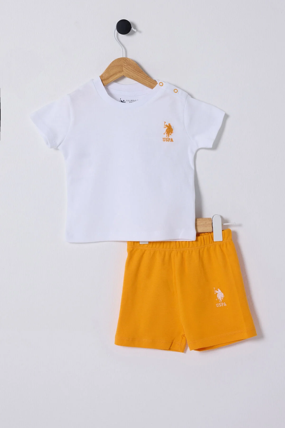 U.S. Polo Assn Erkek Bebek Beyaz Takım