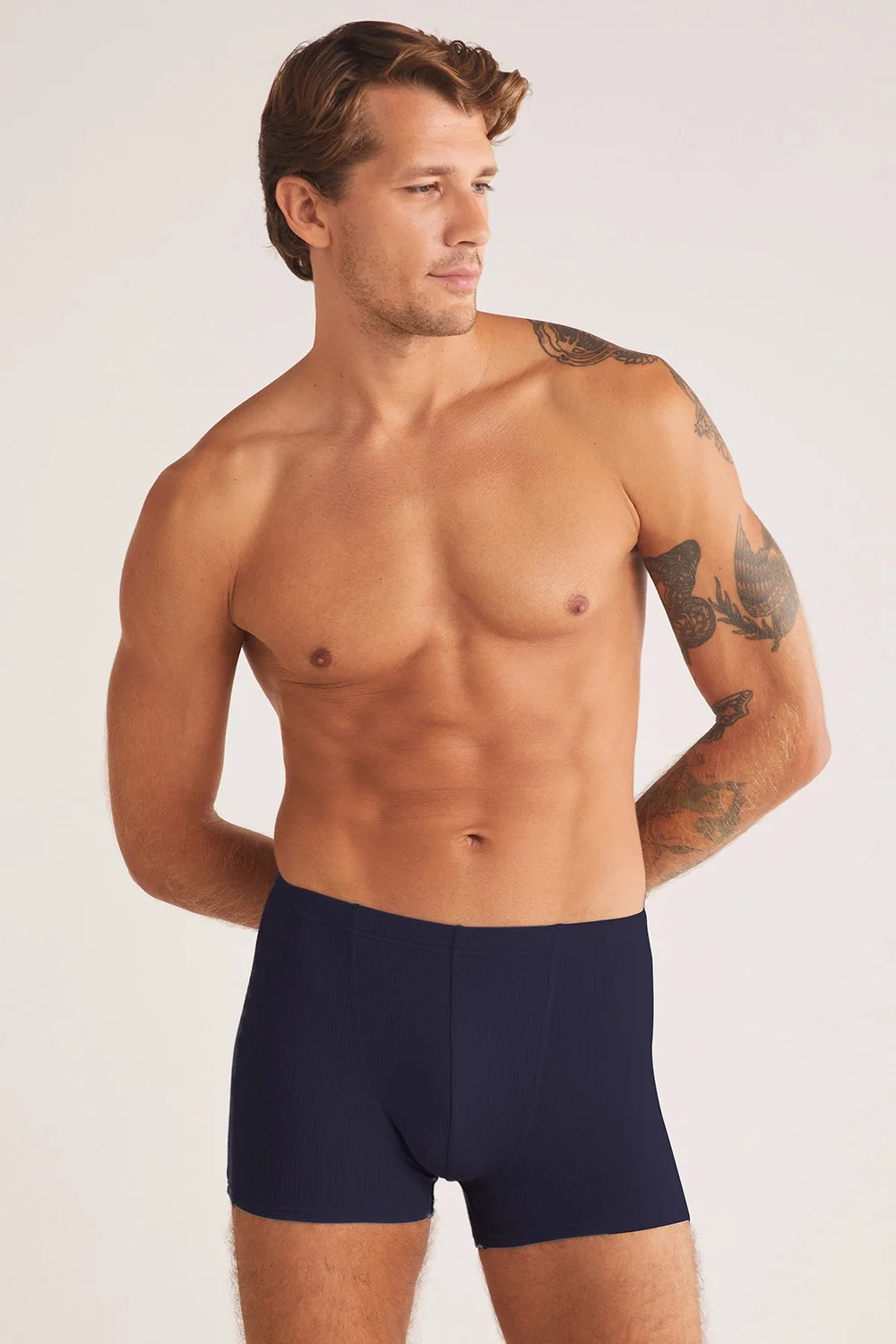 Grey Jakar Desenli Erkek Boxer