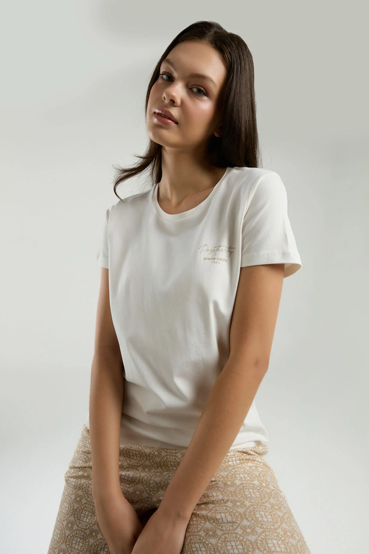 Pierre Cardin Kadın Beyaz Pijama Takımı