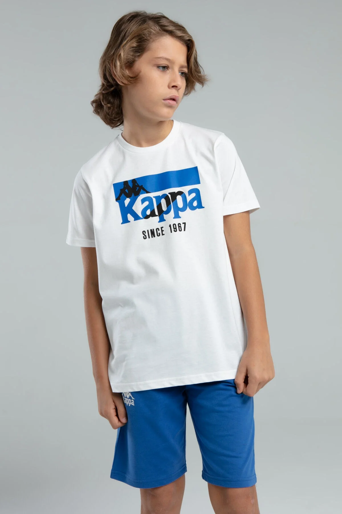 Kappa Erkek Çocuk Beyaz T-Shirt