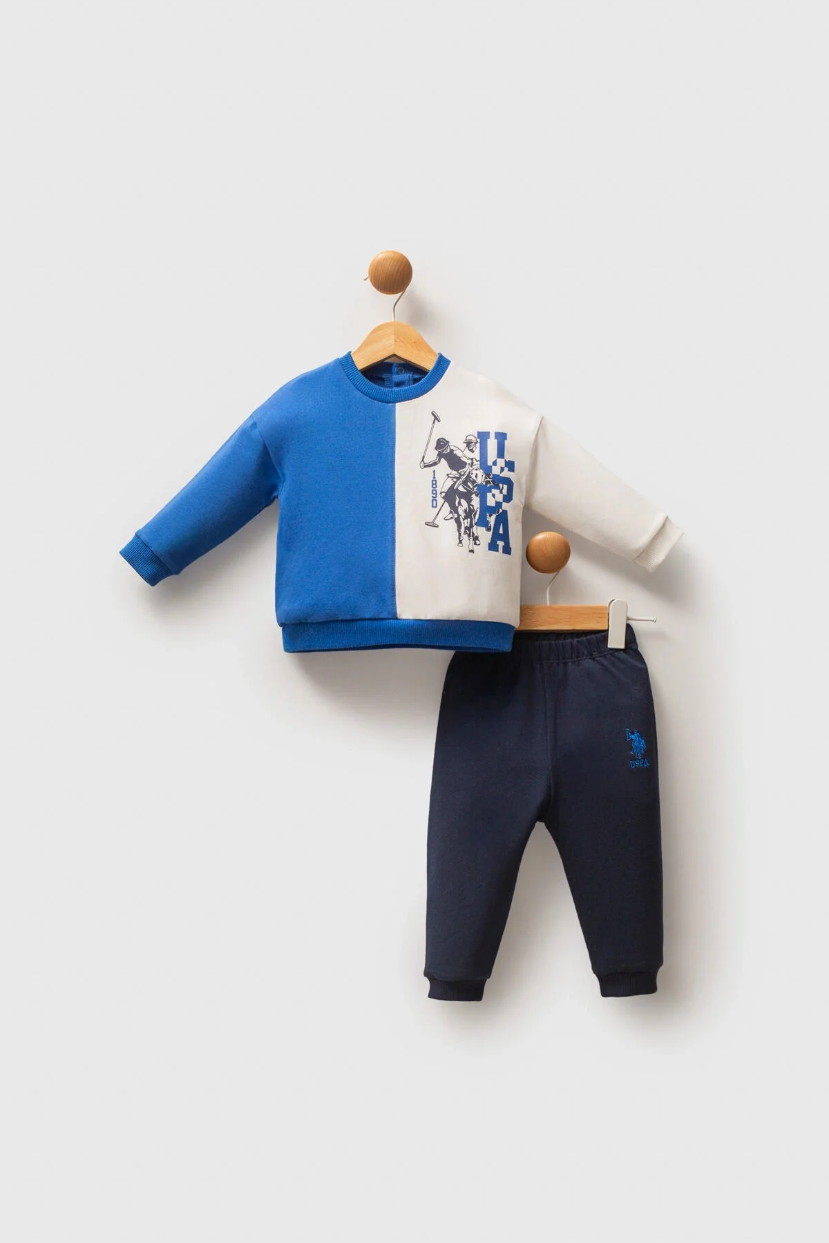 U.S. Polo Assn Erkek Bebek Mavi Takım