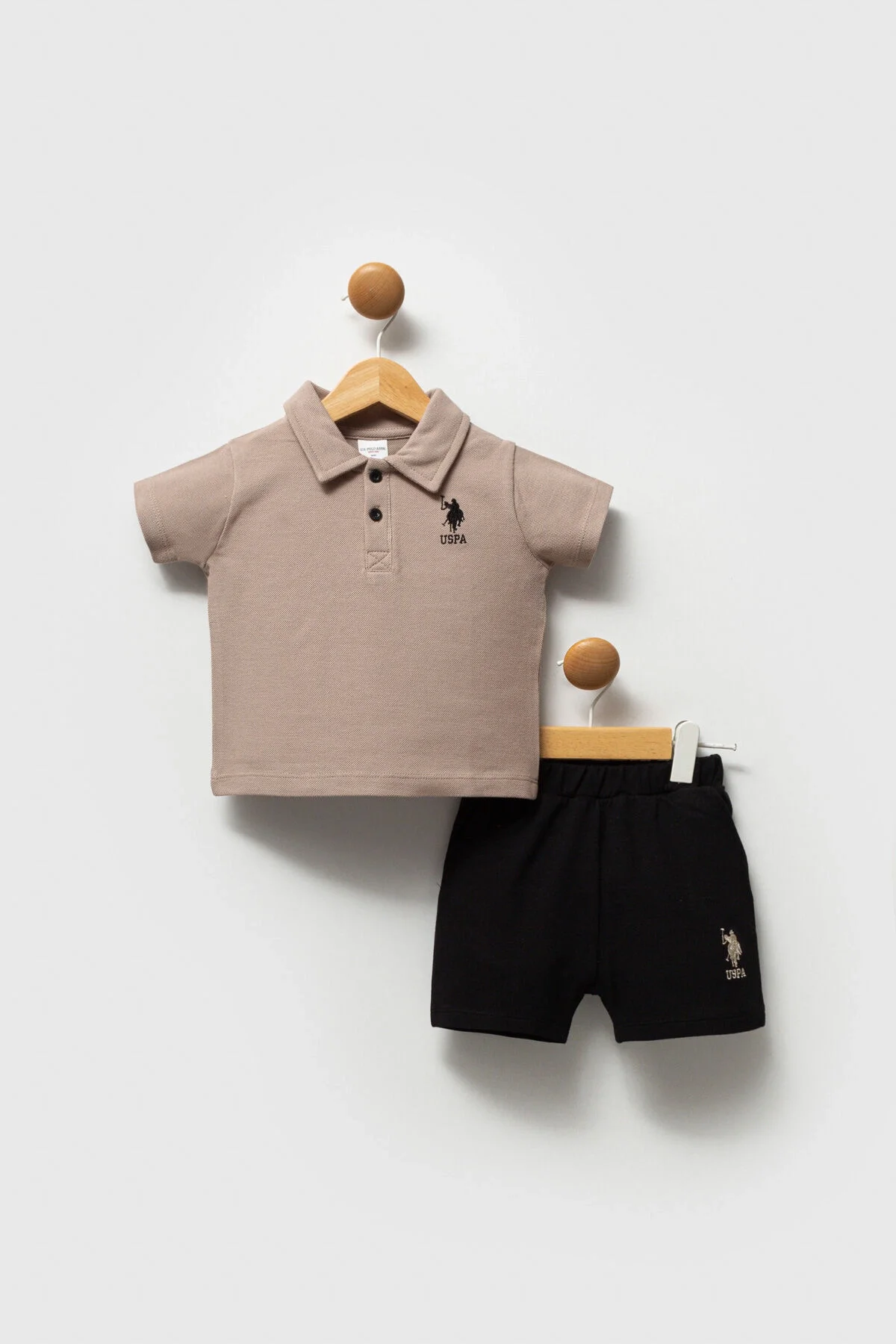 U.S. Polo Assn Erkek Bebek Sarı Takım