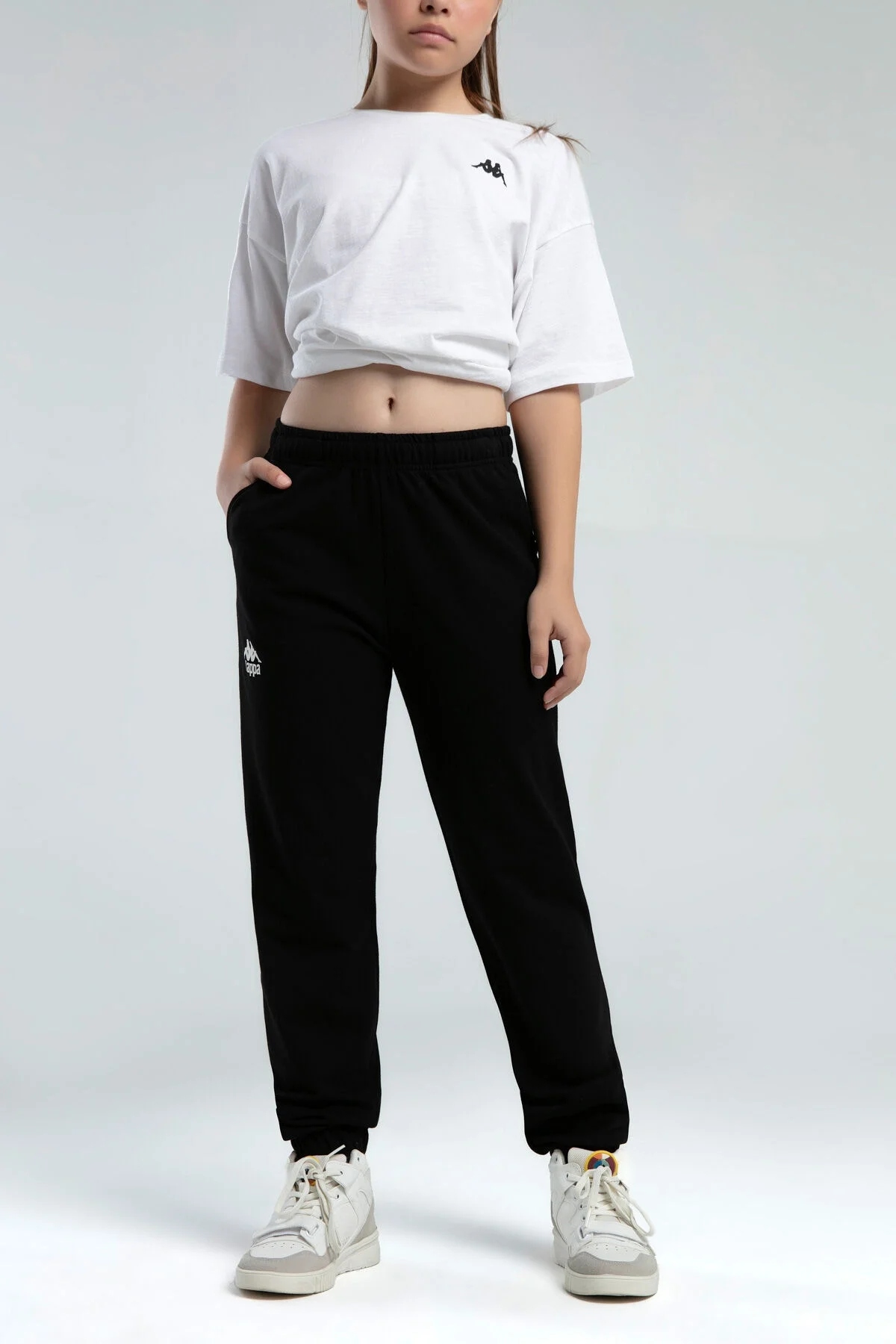 Kappa Kız Çocuk Siyah Eşofman Altı